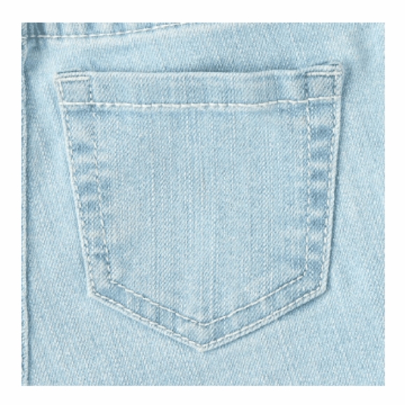 Toddler Girl's Snowflake Wash Basic Skinny Jeans - Picture 4 of 4